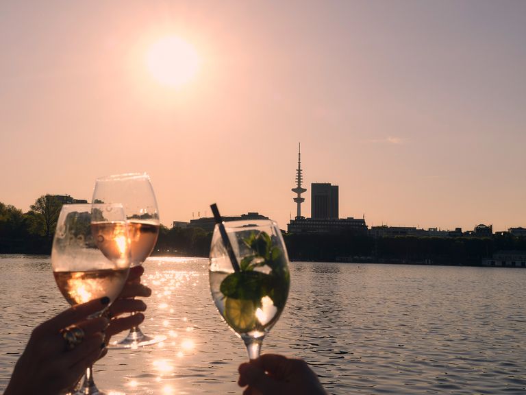 Sommer an der Alster, Hamburg