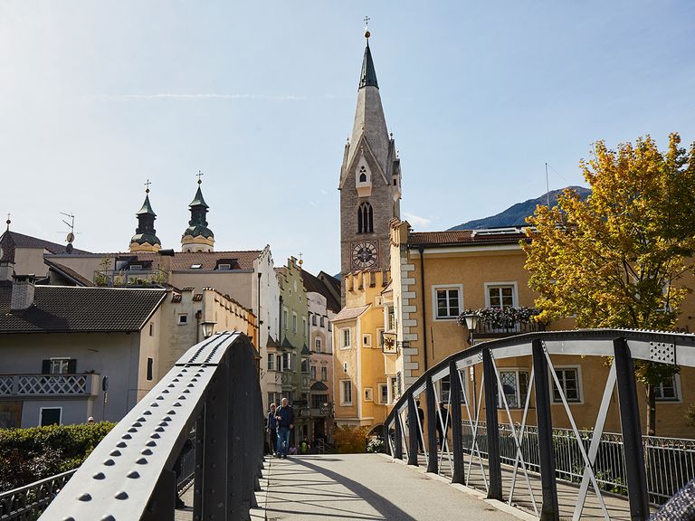 Bezaubernd: die Stadtansicht von Brixen. Stadtansicht Brixen