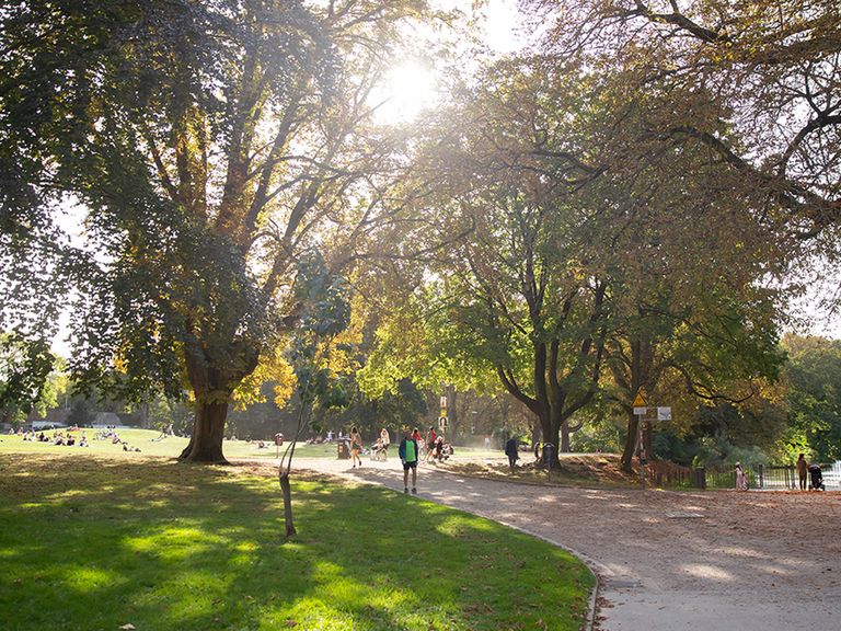 Hier zu sehen: der Westpark in Aachen. Westpark in Aachen