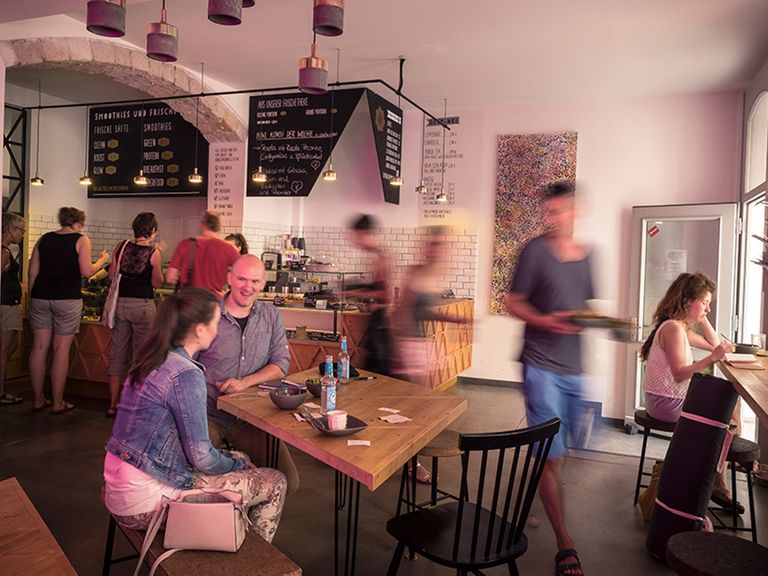 Im Sprout Food Dresden gibt es vor allem gesunde vegetarische Kost. Sprout Food, Restaurant in Dresden