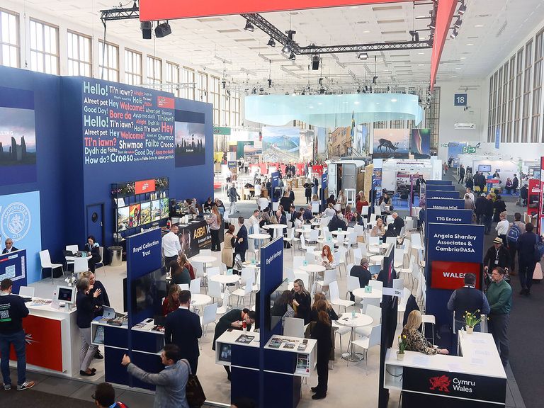 Messestände auf der ITB Berlin