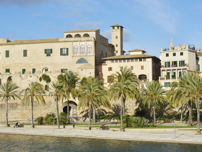 Blick auf das Museu Diocesà in Palma de Mallorca Palma de Mallorca Museu Diocesà