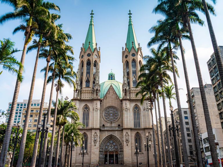 Die Catedral da Sé ist die wichtigste Kirche von São Paulo. Catedral da Sé, São Paulo