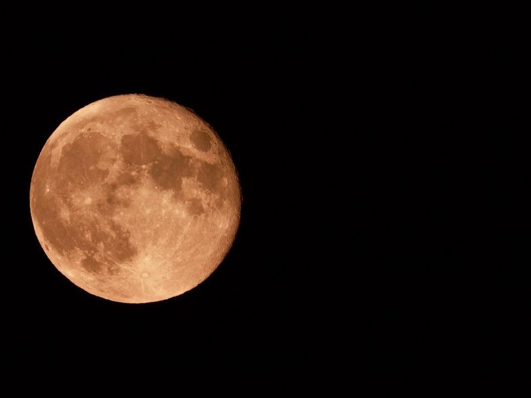Supermond am Nachthimmel