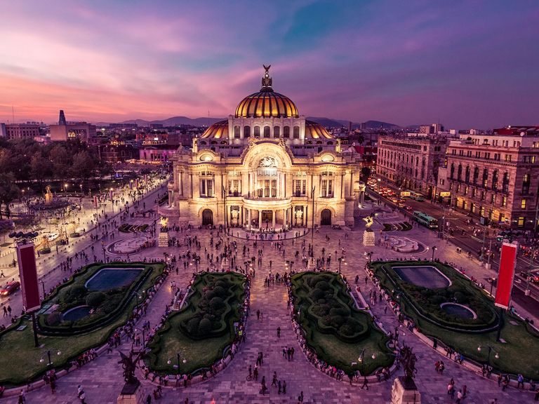 Mexiko City, Downtown bei Nacht Mexiko City, Downtown bei Nacht