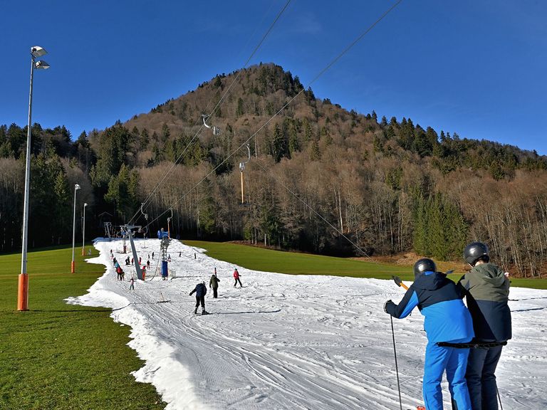 Skigebiete ohne Schnee Ruhpolding, Bayern Skigebiete ohne Schnee Ruhpolding, Bayern