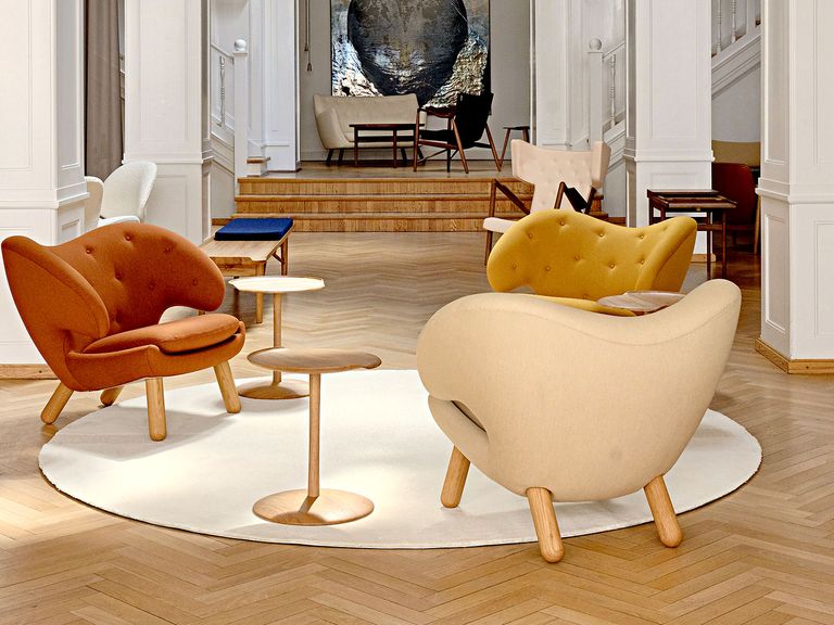 Zeitlos elegant: Sofas von Finn Juhl. Kopenhagen Finn Juhl