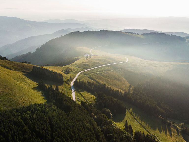 Blick auf Landschaft in der Steiermark Blick auf Landschaft in der Steiermark