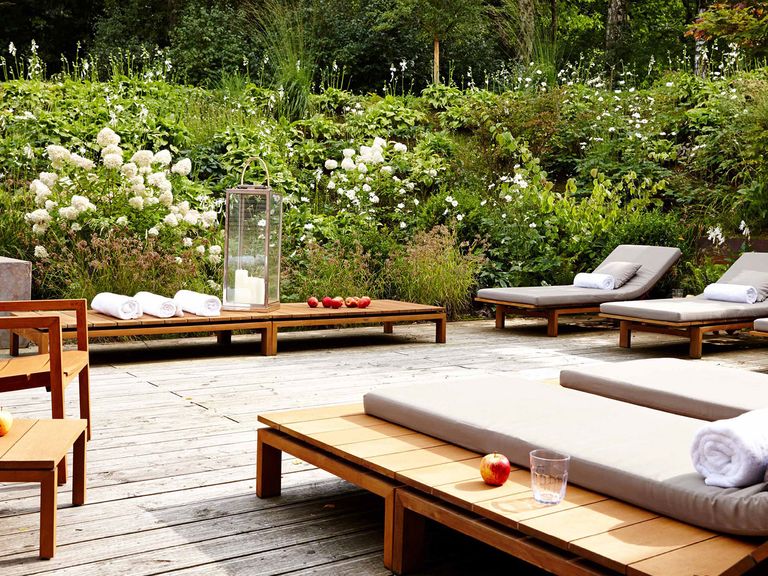 Wellnessbereich im Waldhotel Stuttgart, Außenbereich
