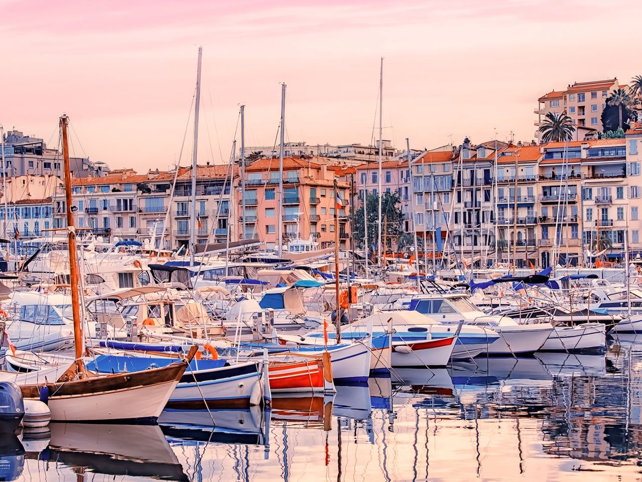 Hafen in Cannes