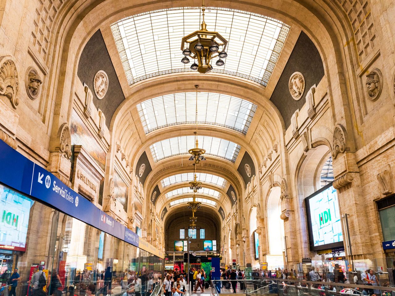 Bahnhofshalle im Milano Centrale