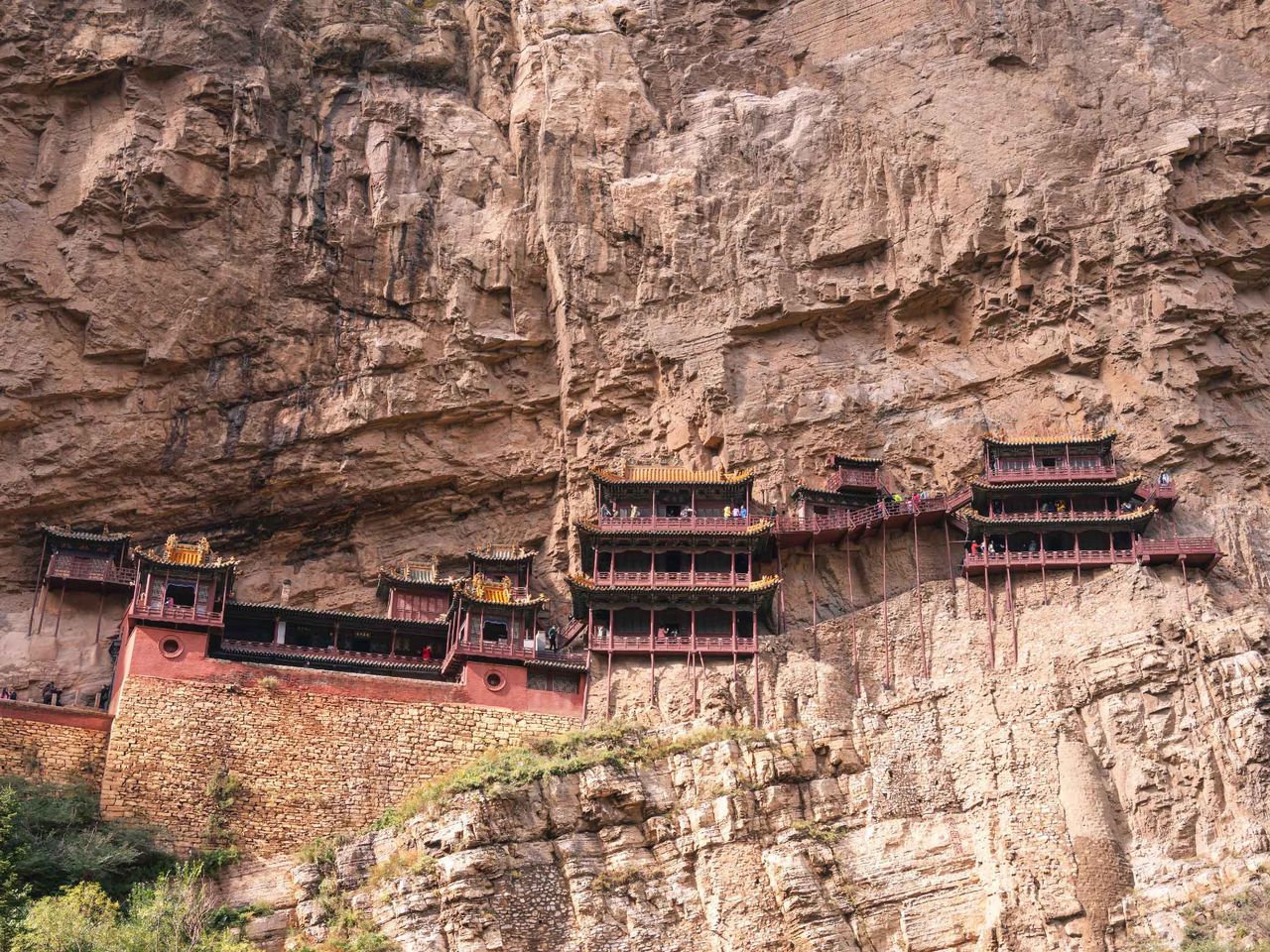Kloster Xuankong Si, Shanxi in China