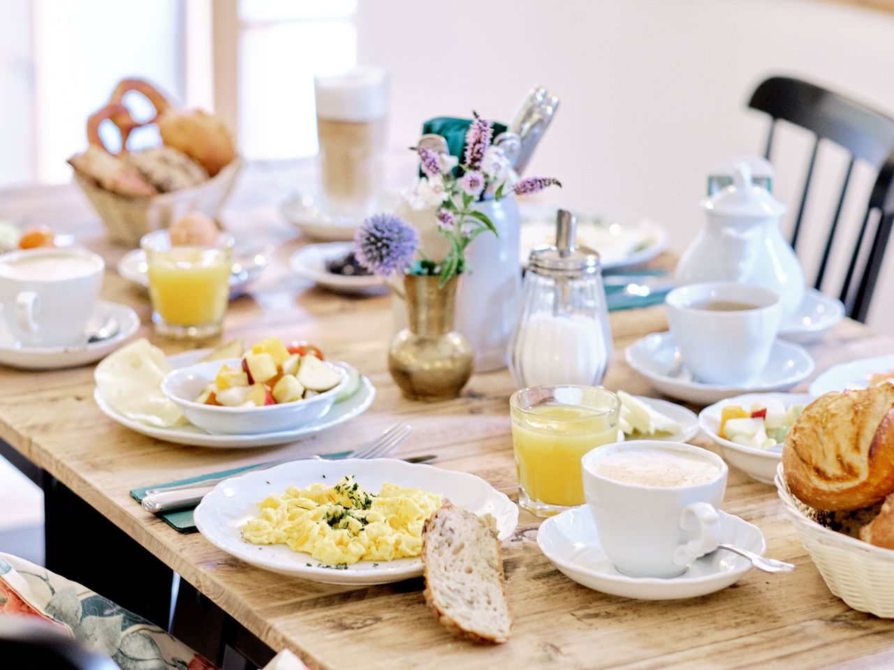 Frühstückstisch im Lederer Hof