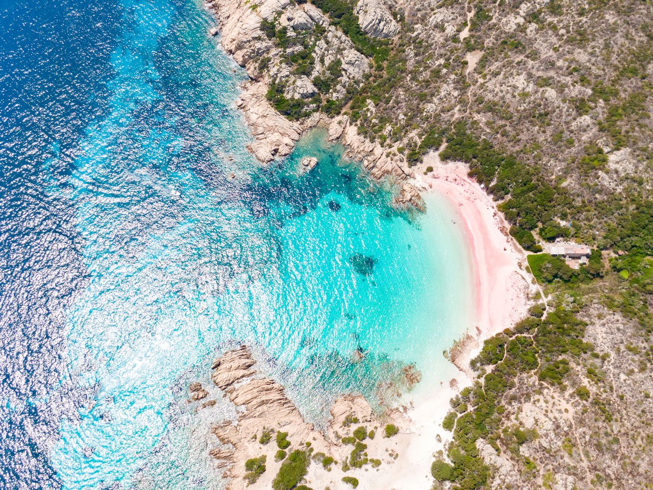 Cala Brandinchi auf Sardinien