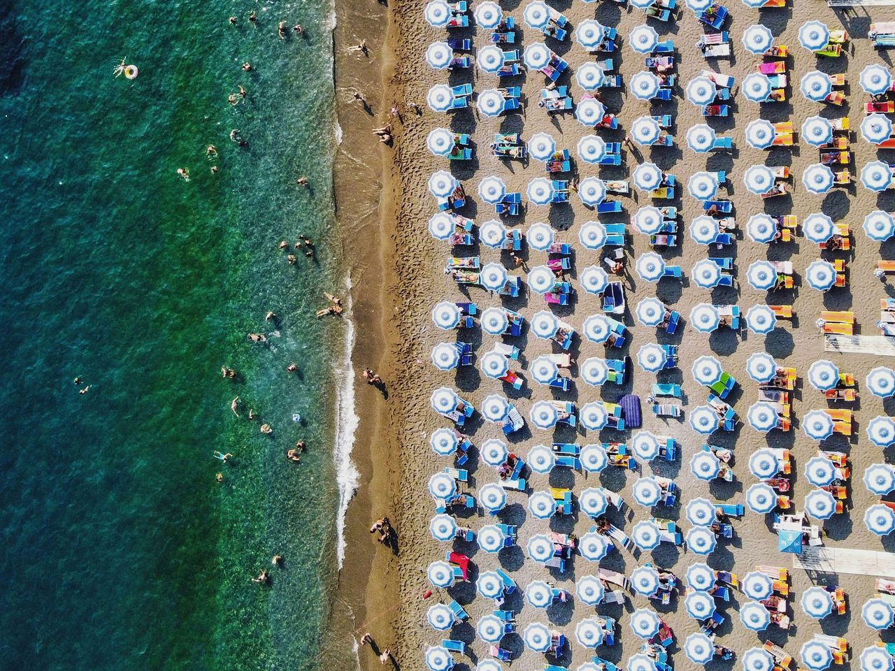 Strand in Positano