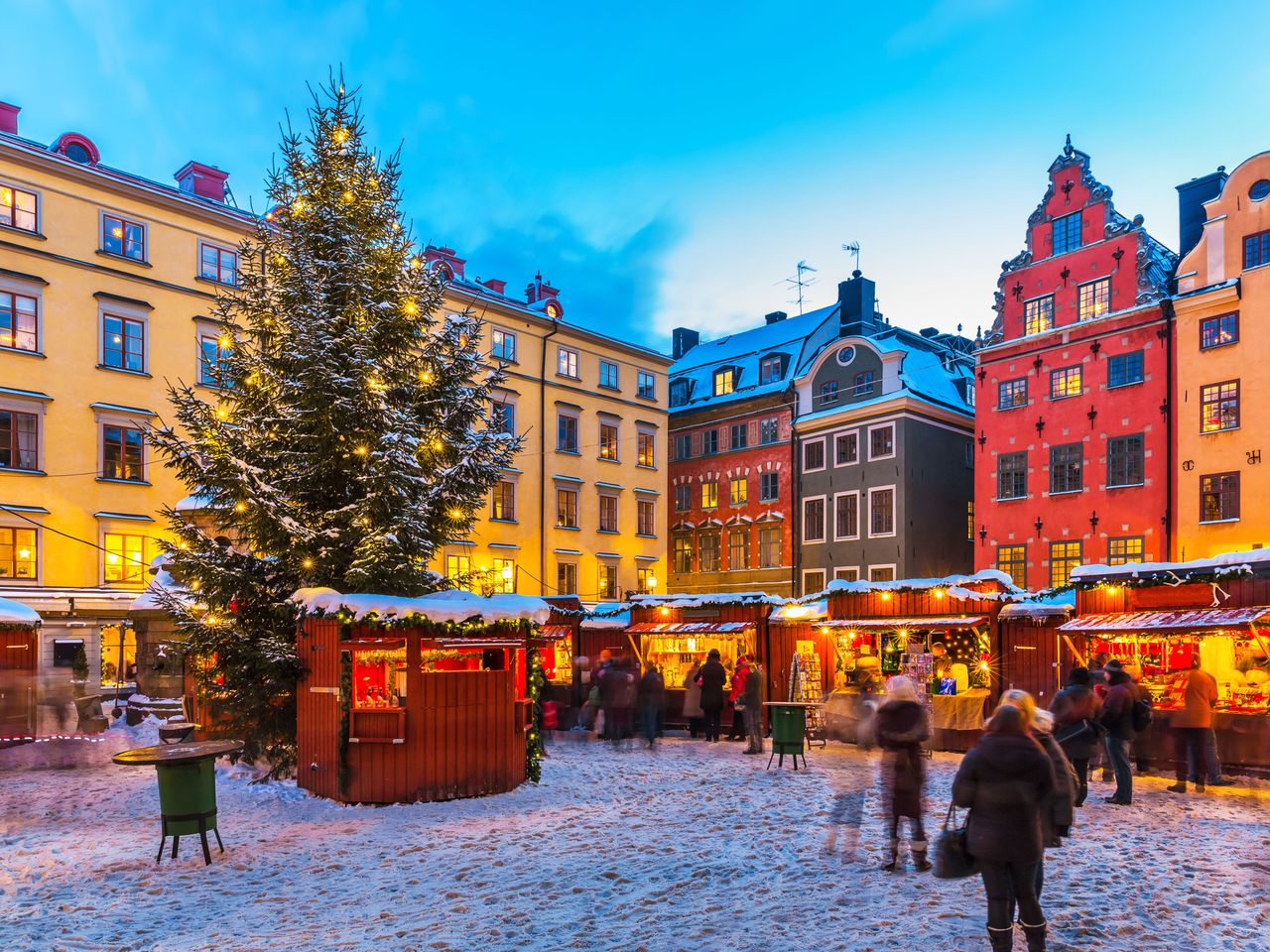 Weihnachtsmarkt auf dem Stortorget, Stockholm