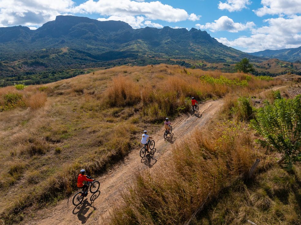E-Bike-Tour auf Fidschi
