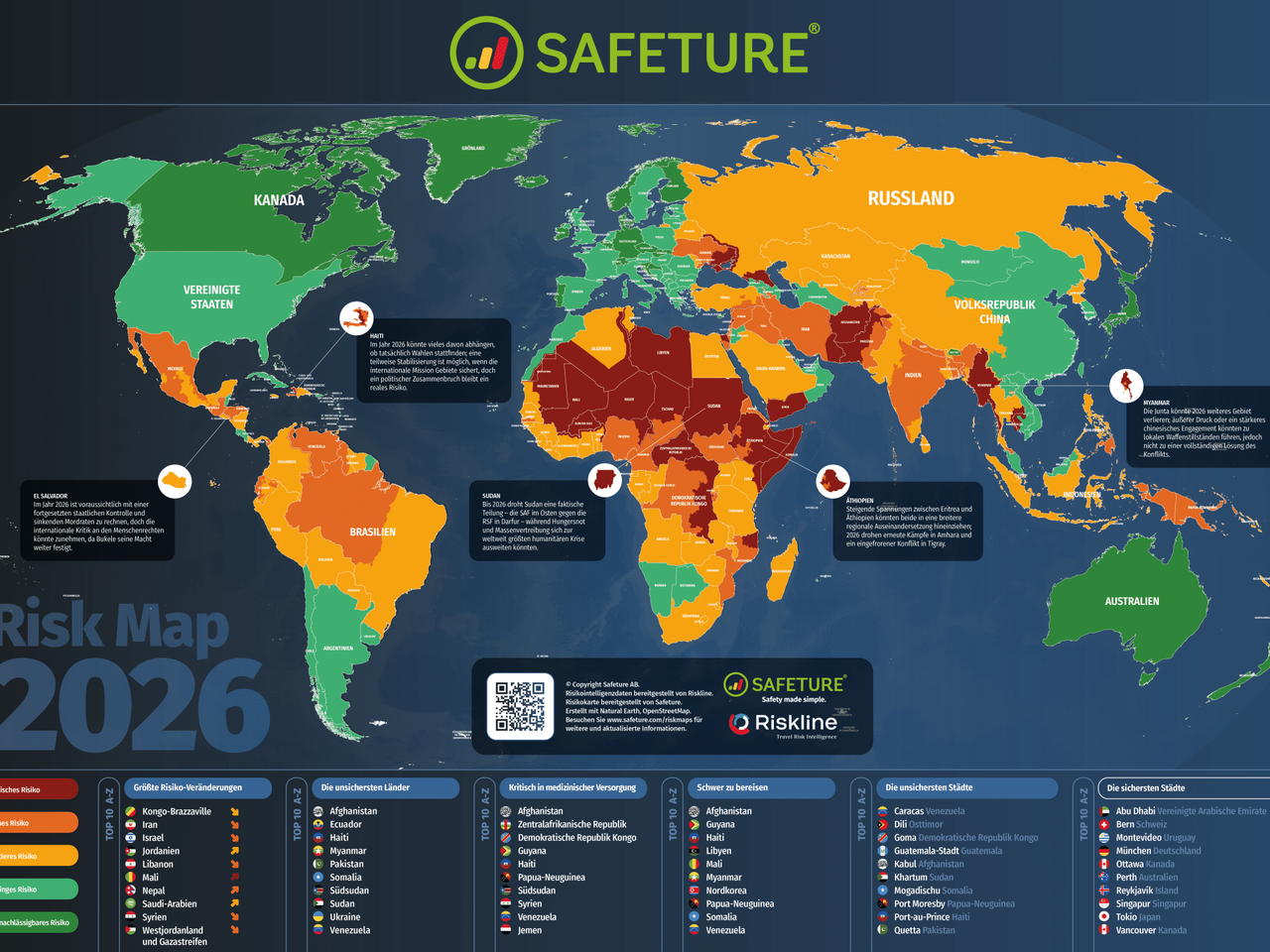 Travel Risk Map 2026