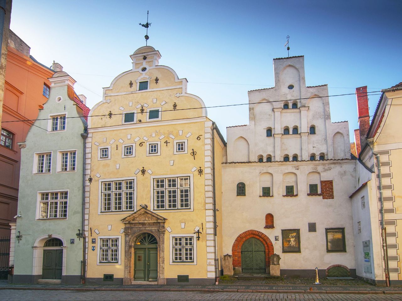 Drei Br&uuml;der Geb&auml;ude in Riga, Lettland
