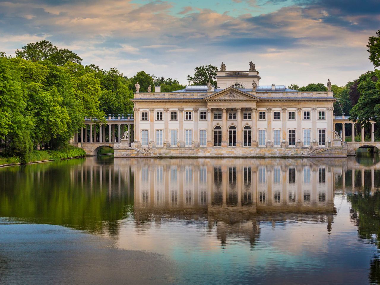 Łazienki-Park mit Łazienki-Palast