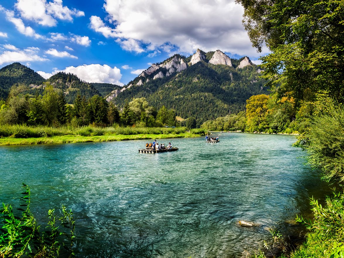 Floßfahrten in den Pieninen, Polen