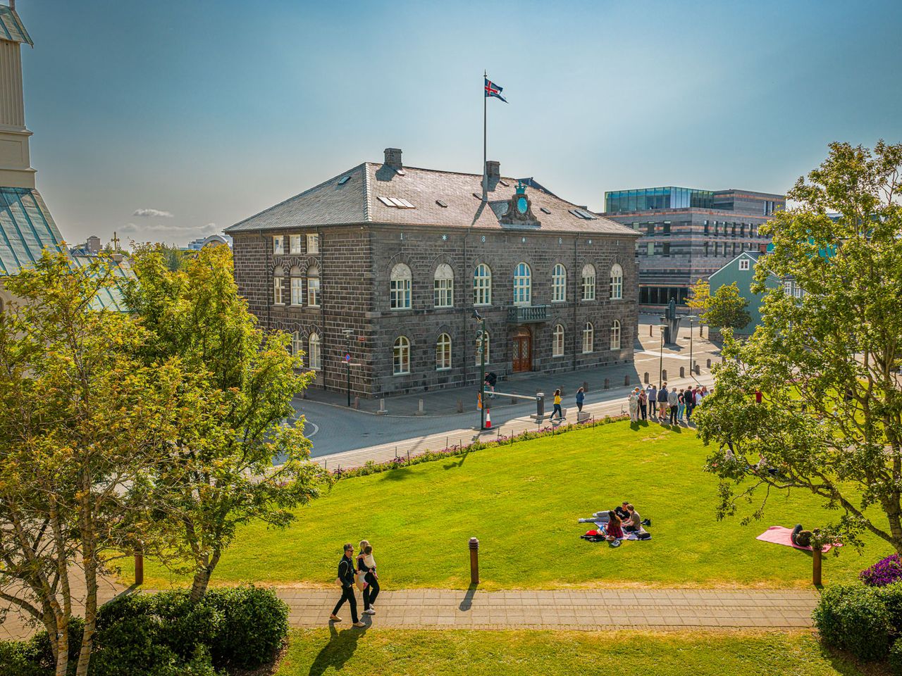 Althing, Parlamentsgeb&auml;ude in Reykjav&iacute;k