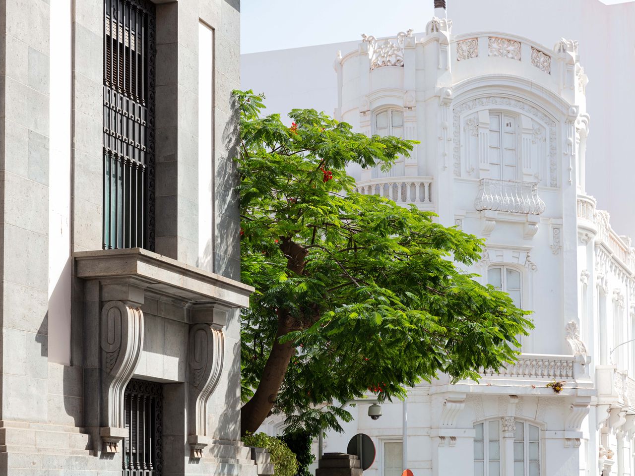 H&auml;userfassaden in Santa Cruz de Tenerife