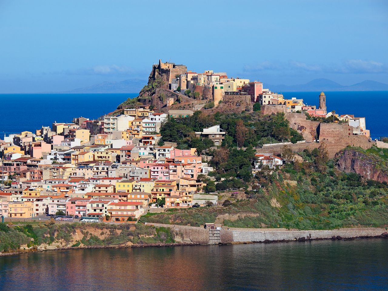Castelsardo im Norden Sardiniens 
