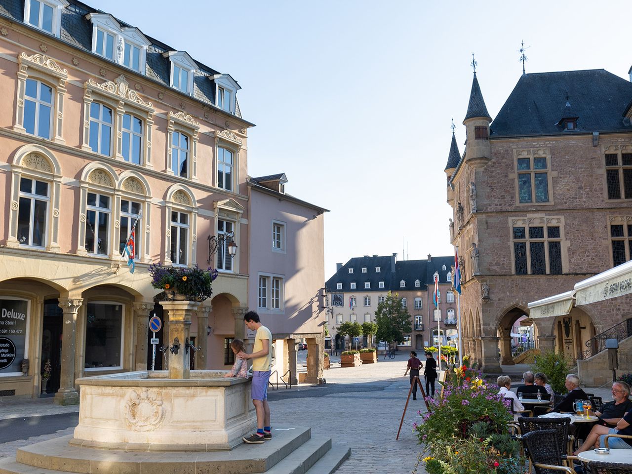 Stadt Echternach im Osten Luxemburgs