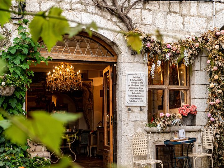 Malerischer Hauseingang in Saint-Paul-de-Vence