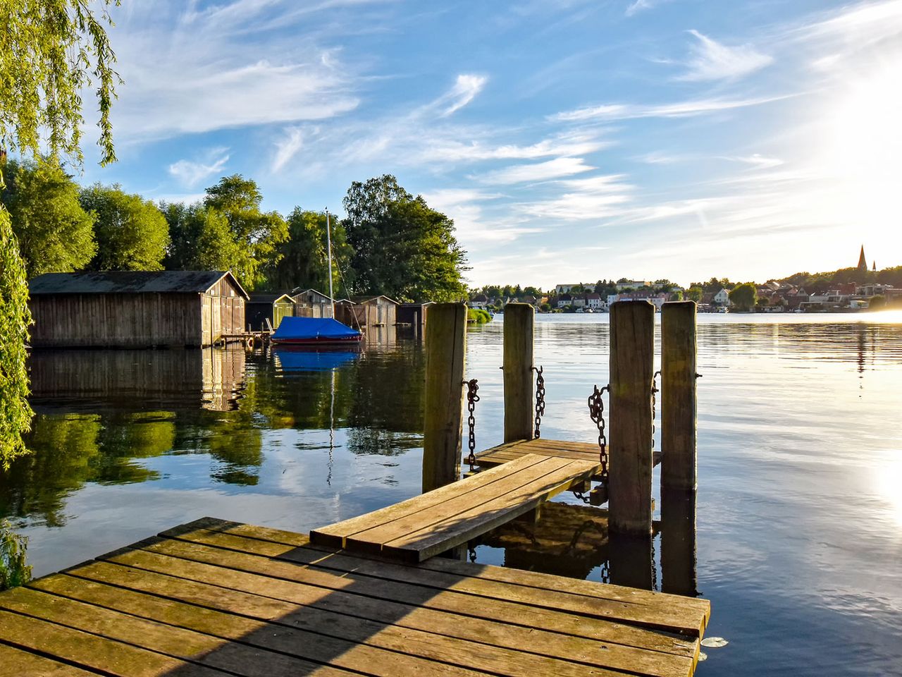 Badesteg am Malchower See, Mecklenburg-Vorpommern
