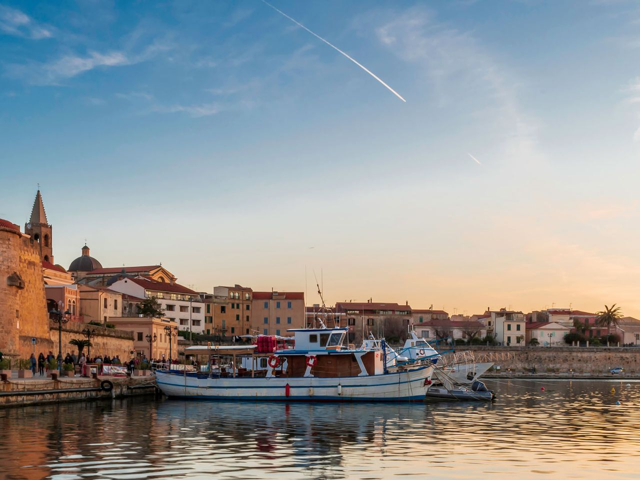 Bastionen in Alghero, Sardinien 