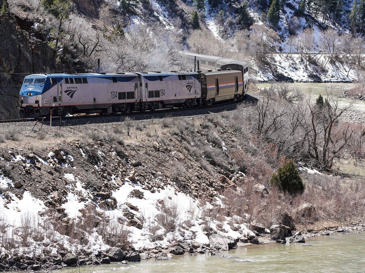 California Zephyr, Glenwood Springs, Colorado