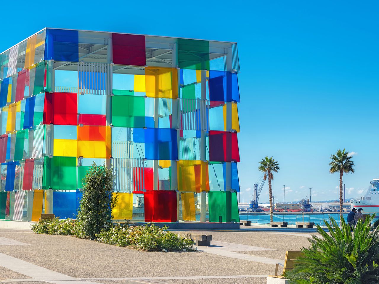 Das Centre Pompidou in Málaga