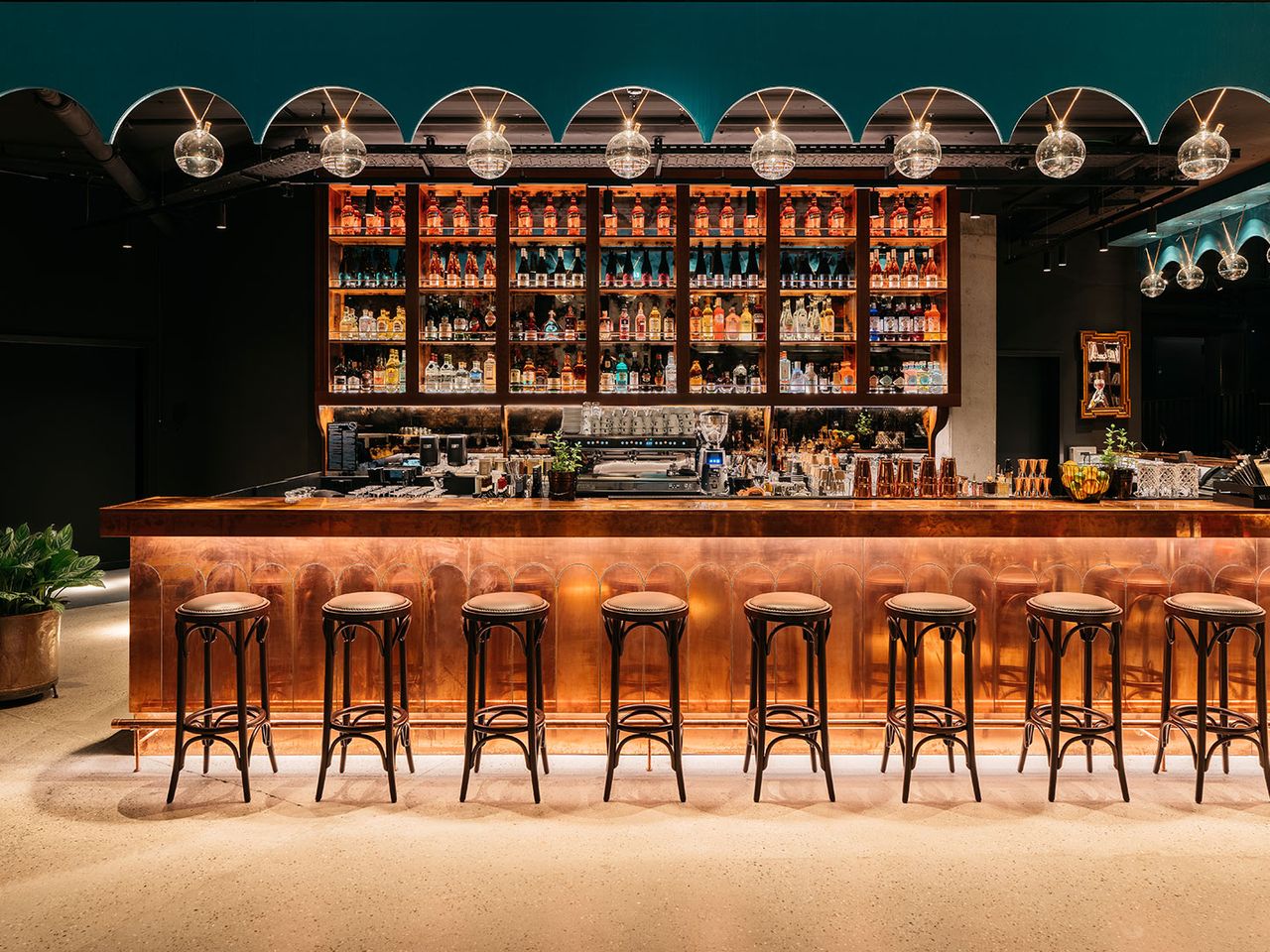 Bar im Hotel namens Ruby Hanna Hotel & Bar