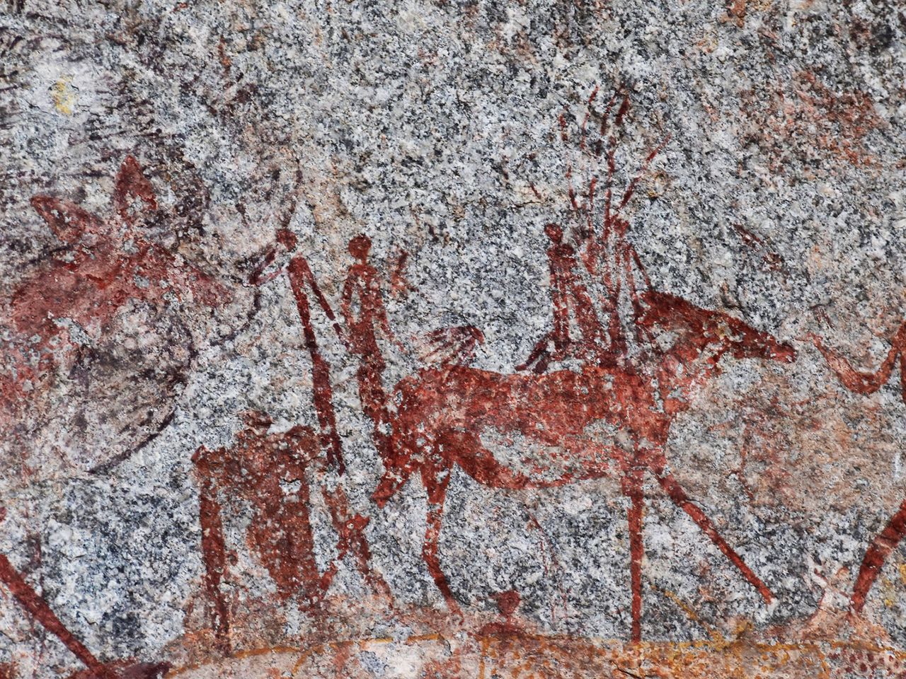 Höhlenmalerei Matobo-Nationalpark, Simbabwe