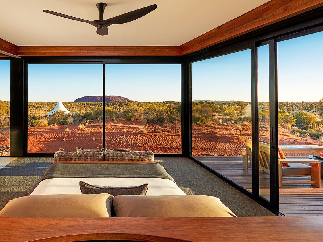 Dune Pavilion in der Lodge Longitude 131°