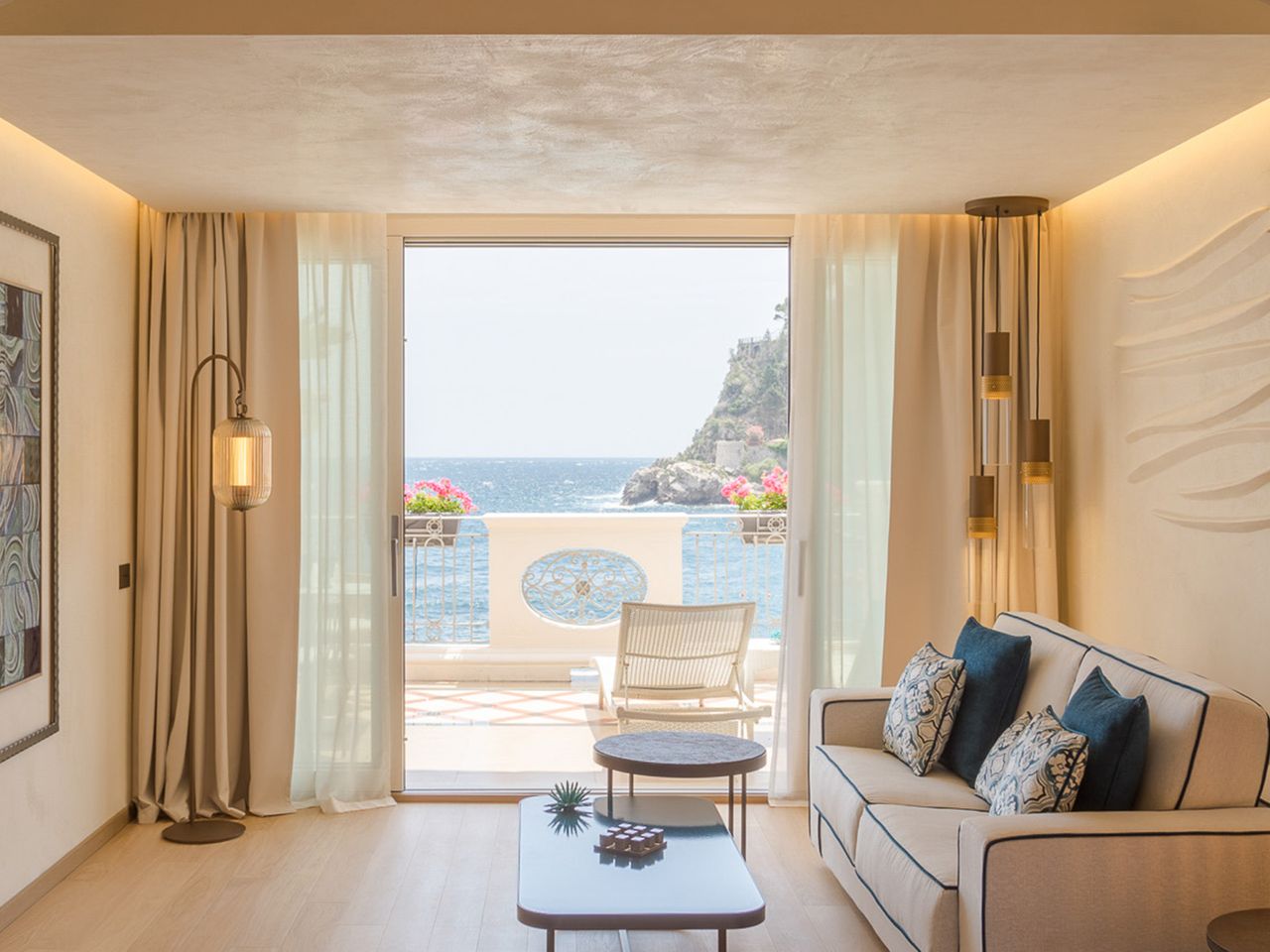 Zimmer mit Aussicht im Mazzarò Sea Palace, Taormina