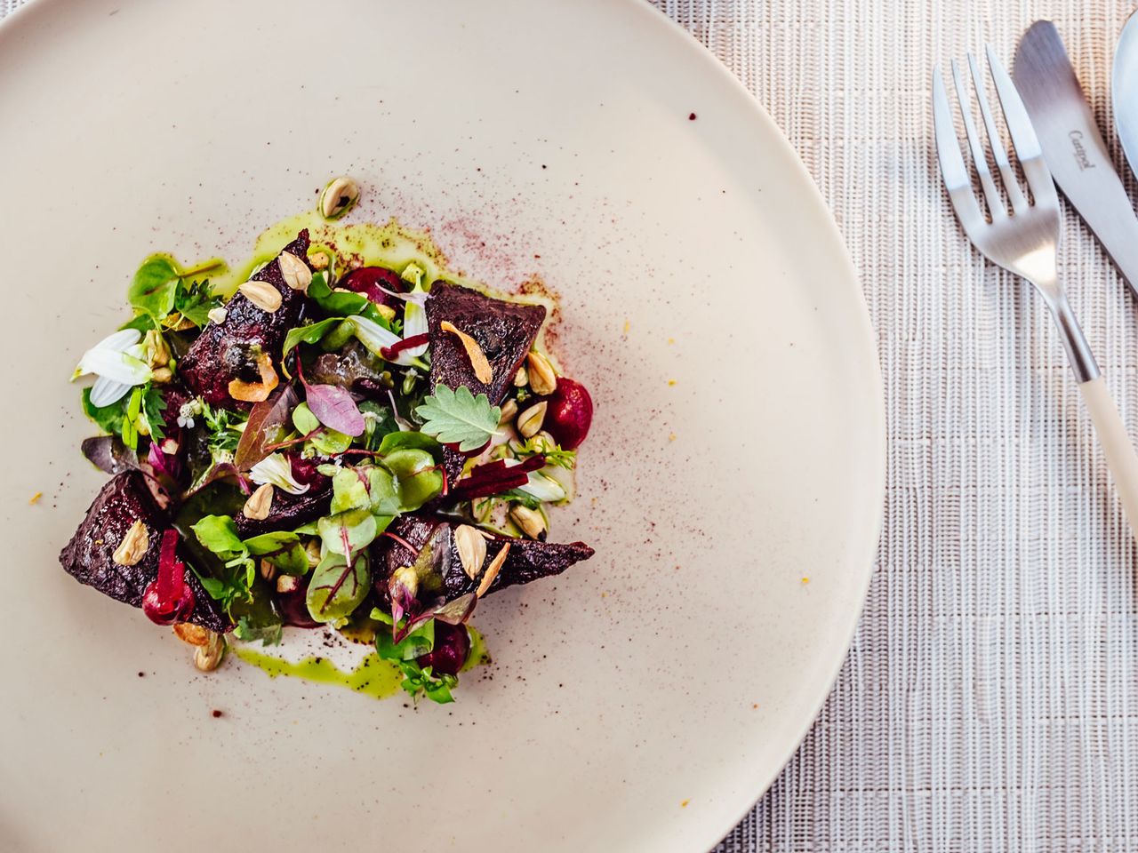 Rote Bete im Barbecue-Stil im blooms, Zürich