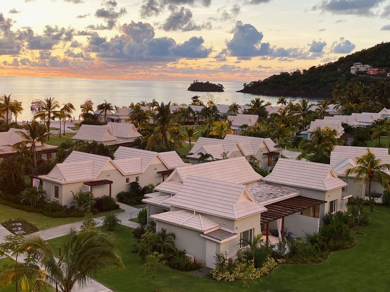 Sandals Saint Vincent, Sonnenuntergang, Karibik