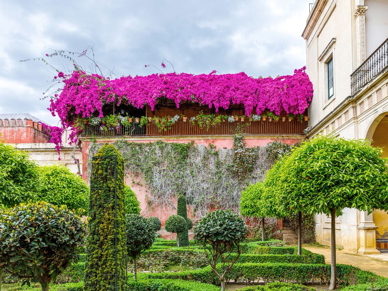 Casa de Pilatos, blühender Garten