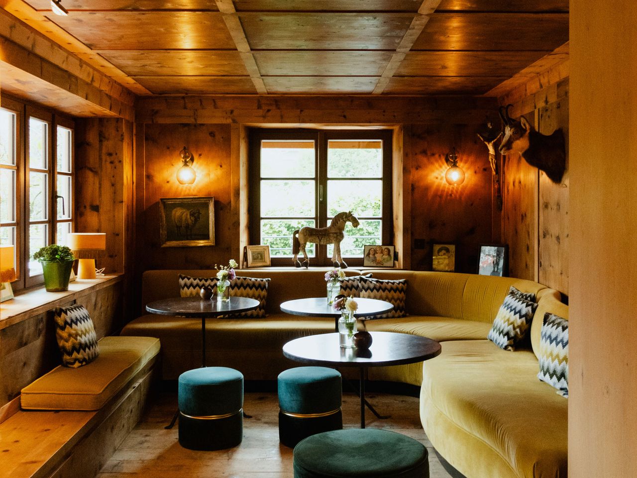 Innenaufnahme des Hotels Haltmair, Tegernsee