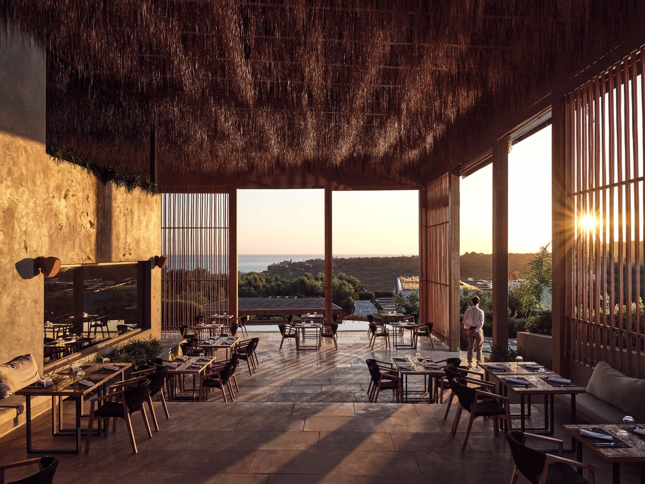 Restaurant Omikron, Außenbereich, Olea All Suite Hotel