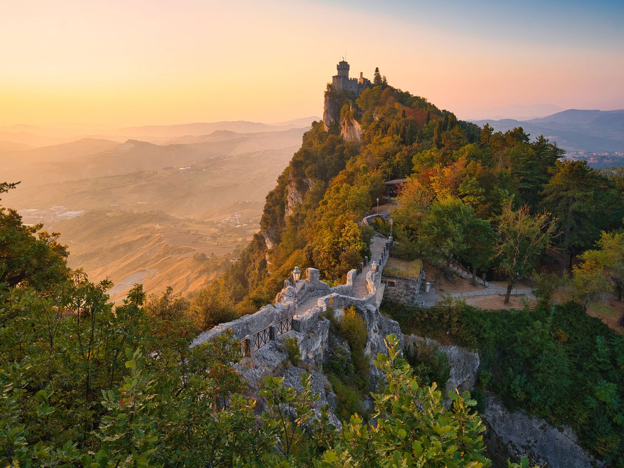 Monte Titano mit Burgen, San Marino
