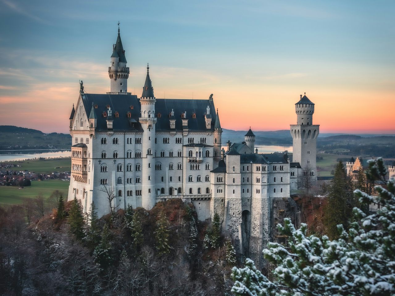 Schloss Neuschwanstein, Schwangau bei Füssen in Bayern