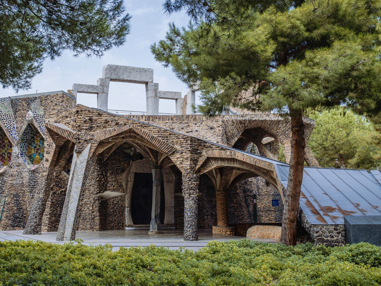 Gaud&iacute; Krypta in der Col&ograve;nia G&uuml;ell, Barcelona