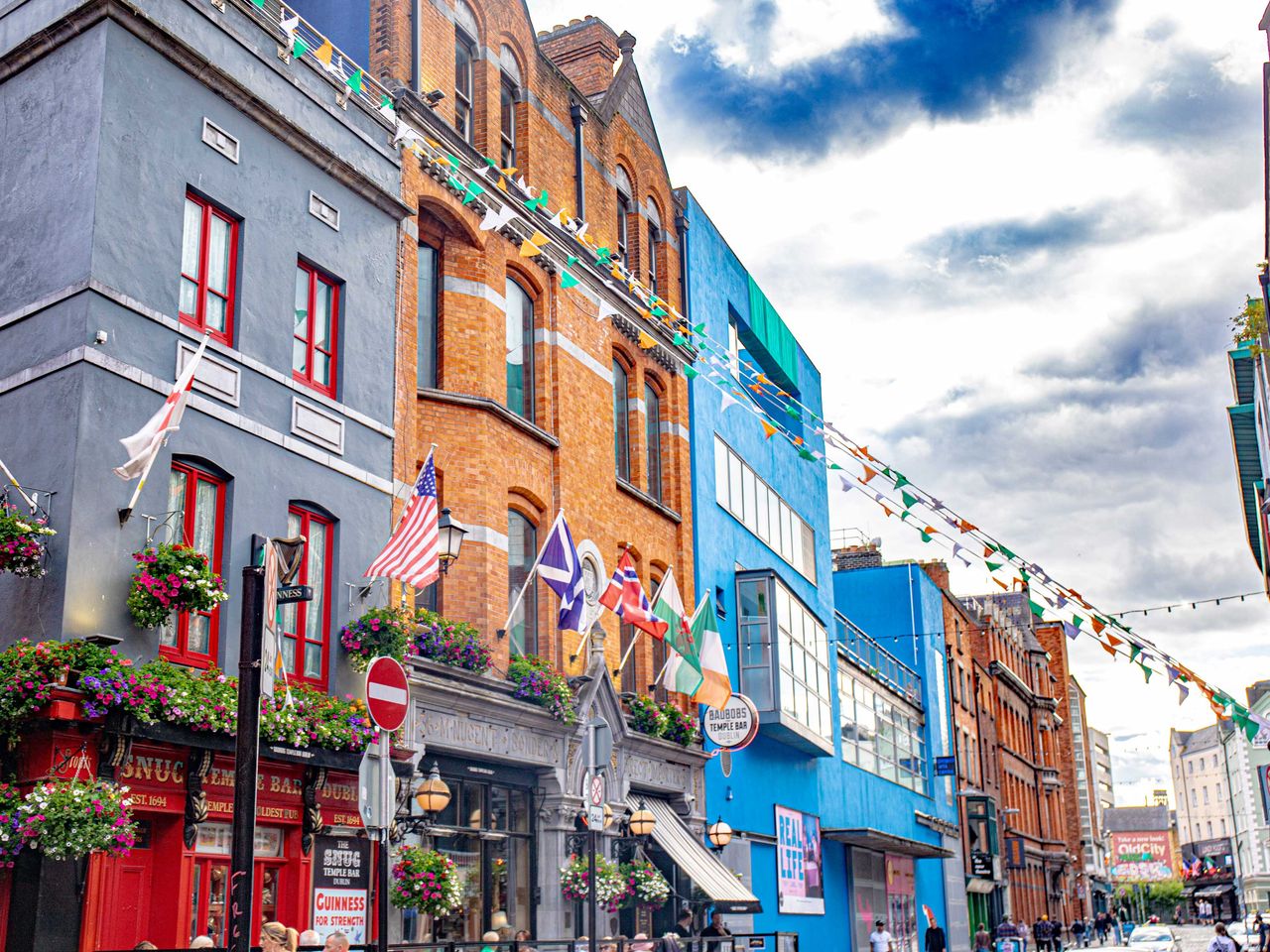 Viertel Temple Bar in Dublin