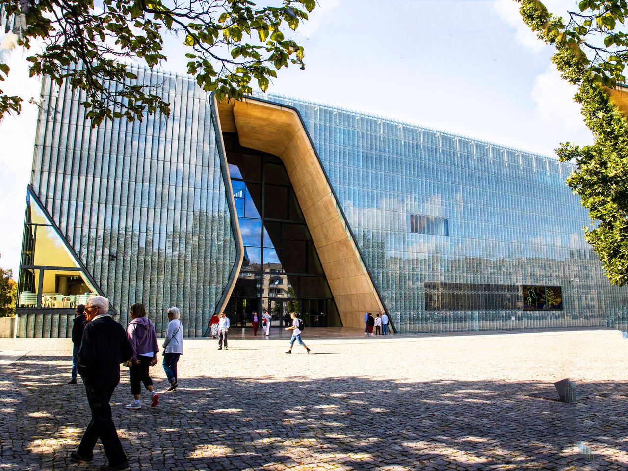 Museum der Geschichte der polnischen Juden, Au&szlig;enansicht