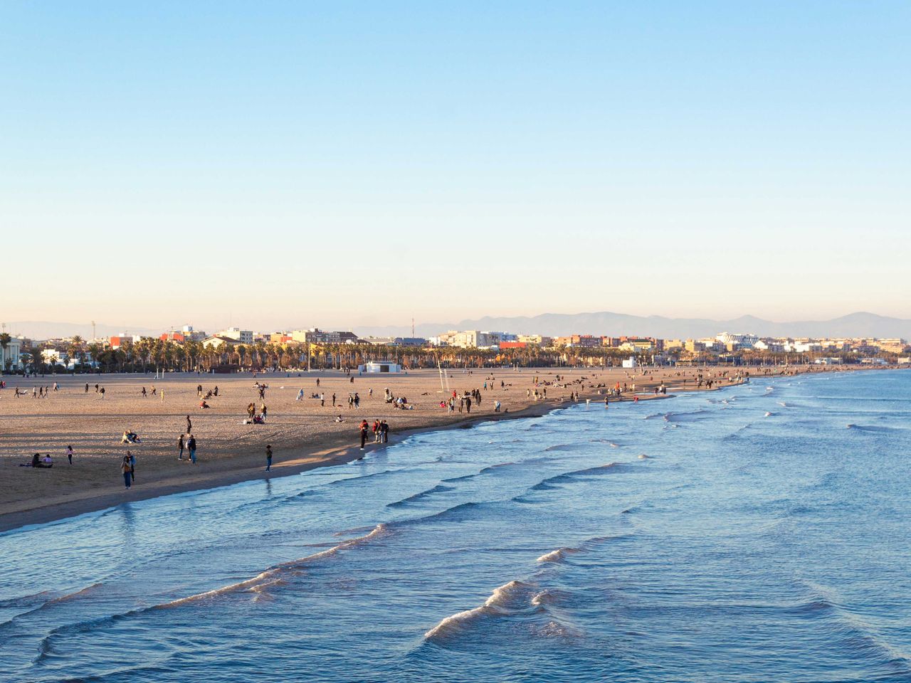 Malvarrosa Beach in Valencia