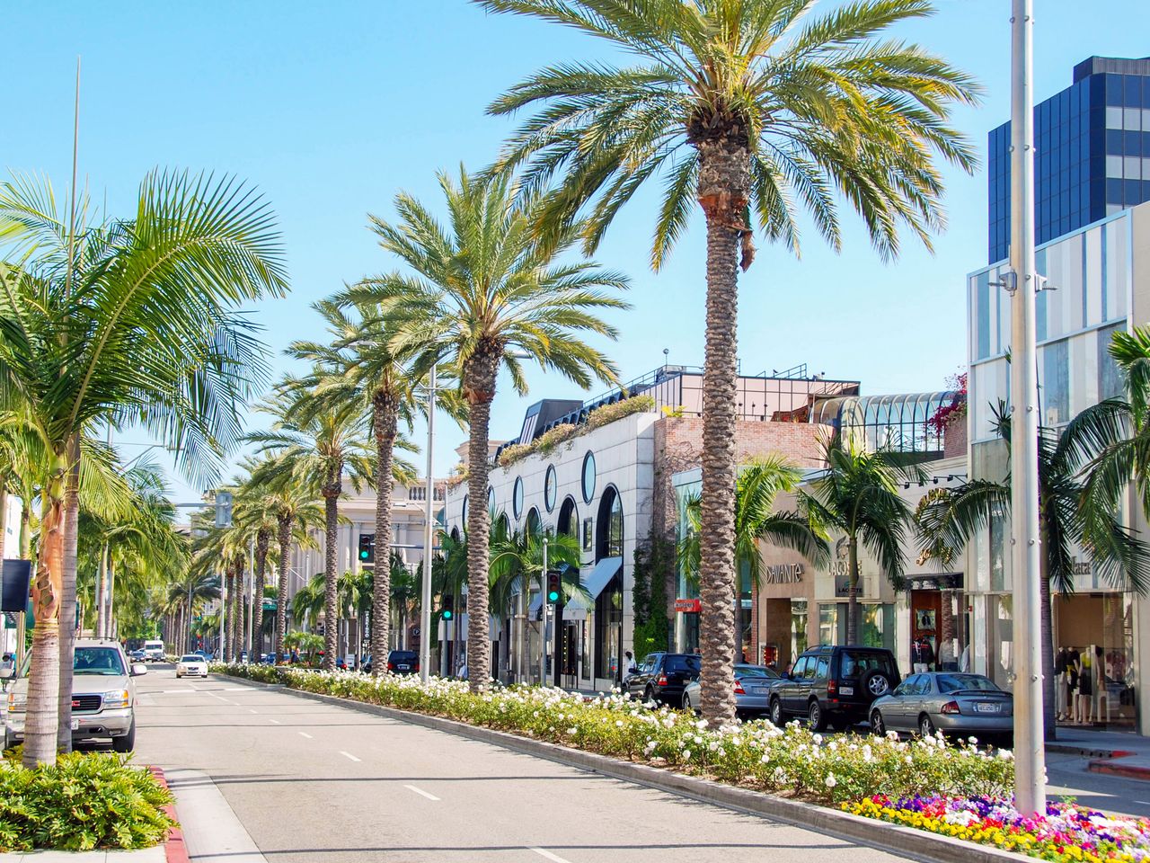 Rodeo Drive in Beverly Hills, Kalifornien